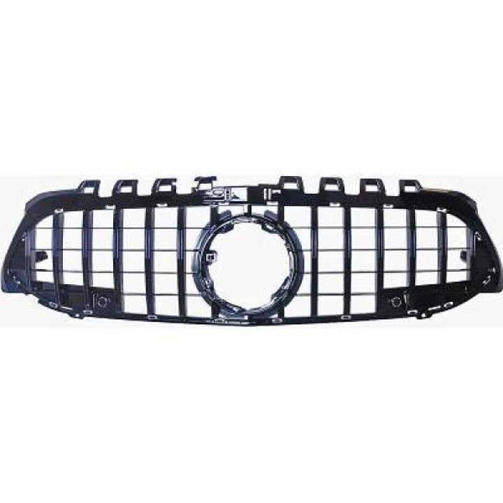 MERCEDES A-Class W177/V177 18+ Svart Panamericana Sportgrill AMG/GT-Look (med PDC och utan ADAS) DIEDERICHS i gruppen Välj bilmodell / Mercedes Benz / A-Klass 18+ (W177) hos DDESIGN Scandinavia AB (1683143)