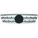 MERCEDES ML-Class W163 98-05 Ribbad Silver/Krom Sportgrill W164-Look DIEDERICHS