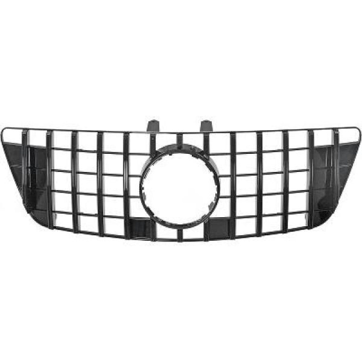 MERCEDES ML-Class W164 08-11 Svart Panamericana Sportgrill AMG/GT-Look DIEDERICHS i gruppen Välj bilmodell / Mercedes Benz / M-Class 05-11 (W164) / Styling / Grill hos DDESIGN Scandinavia AB (1691341)