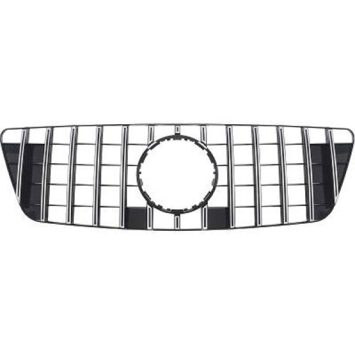 MERCEDES ML-Class W164 08-11 Svart/Krom Panamericana Sportgrill AMG/GT-Look DIEDERICHS i gruppen Välj bilmodell / Mercedes Benz / M-Class 05-11 (W164) / Styling / Grill hos DDESIGN Scandinavia AB (1691342)
