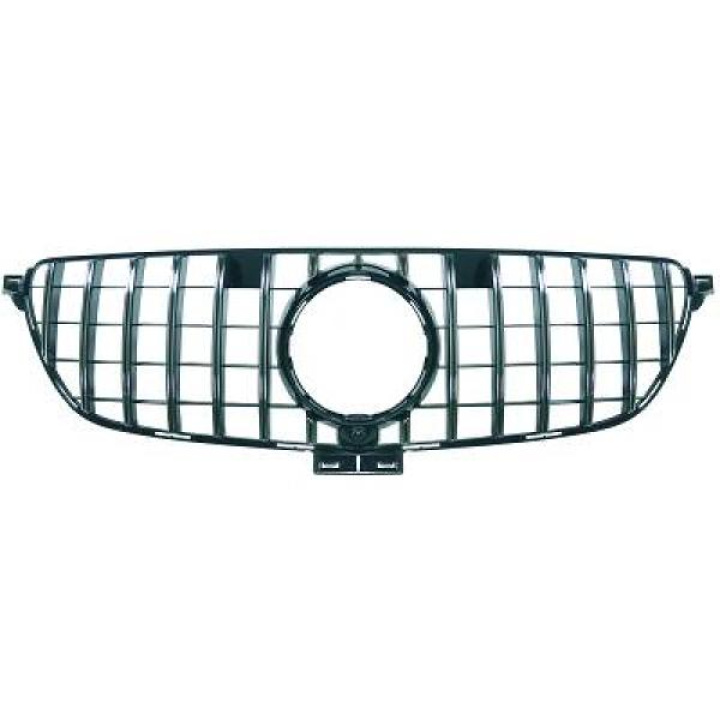 MERCEDES GLE-Class C292 15-19 Svart/Krom Panamericana Sportgrill AMG/GT-R-Look DIEDERICHS i gruppen Välj bilmodell / Mercedes Benz / GLE-Class 11-19 (W166) hos DDESIGN Scandinavia AB (1692340)