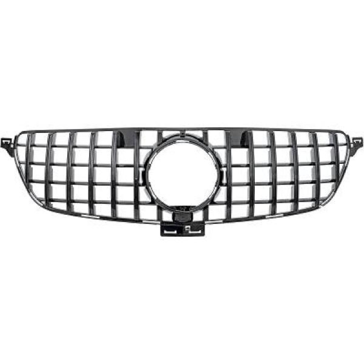 MERCEDES ML-Class W166 15+ Svart Panamericana Sportgrill AMG/GT-R-Look DIEDERICHS i gruppen Välj bilmodell / Mercedes Benz / M-Class 11-19 (W166) / Styling / Grill hos DDESIGN Scandinavia AB (1692343)