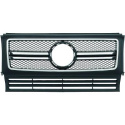 MERCEDES G-Class W463 (Geländewagen) 90-15 Svart/Krom Sportgrill G55 AMG-Look DIEDERICHS