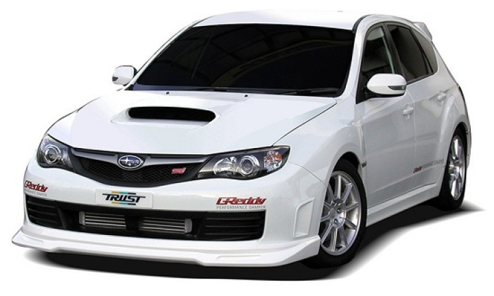 17060054 Subaru STI 08-10 GReddy Frontläpp (Polyurethane)