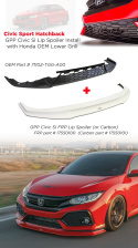 Honda Civic Si 17-19 GReddy Frontläpp (Glasfiber)