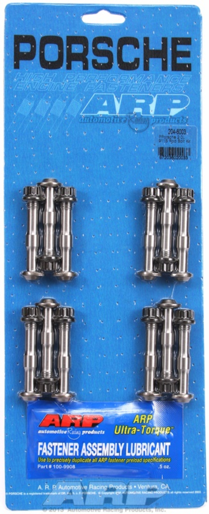 204-6003 Porsche 2.0L 911S Vevstaksbultar ARP
