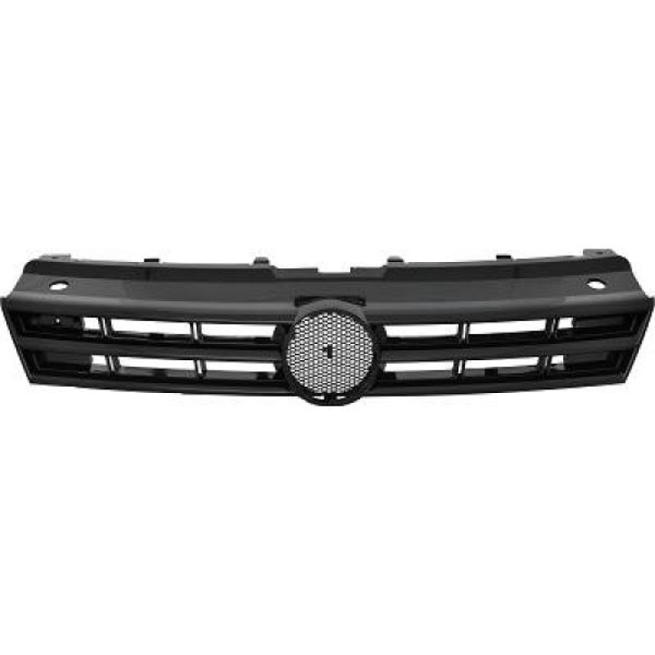 VW POLO 09-17 Ribbad Svart Sportgrill R-Look DIEDERICHS i gruppen Välj bilmodell / VW / Polo 09-16 / Styling hos DDESIGN Scandinavia AB (2207842)