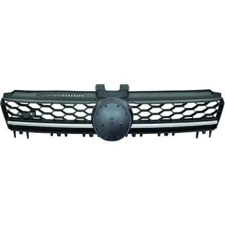 VW GOLF MK7 12-17 Honeycomb Svart/Krom Sportgrill GTD-Look DIEDERICHS i gruppen Välj bilmodell / VW / Golf 7 R 12-19 / Styling / Front hos DDESIGN Scandinavia AB (2216841)