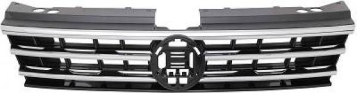 Volkswagen TIGUAN 2016-2020 Blanksvart / Krom R-Optik Sportgrill DIEDERICHS i gruppen Välj bilmodell / VW / Tiguan AD-BW 2016+ / Styling hos DDESIGN Scandinavia AB (2256140)