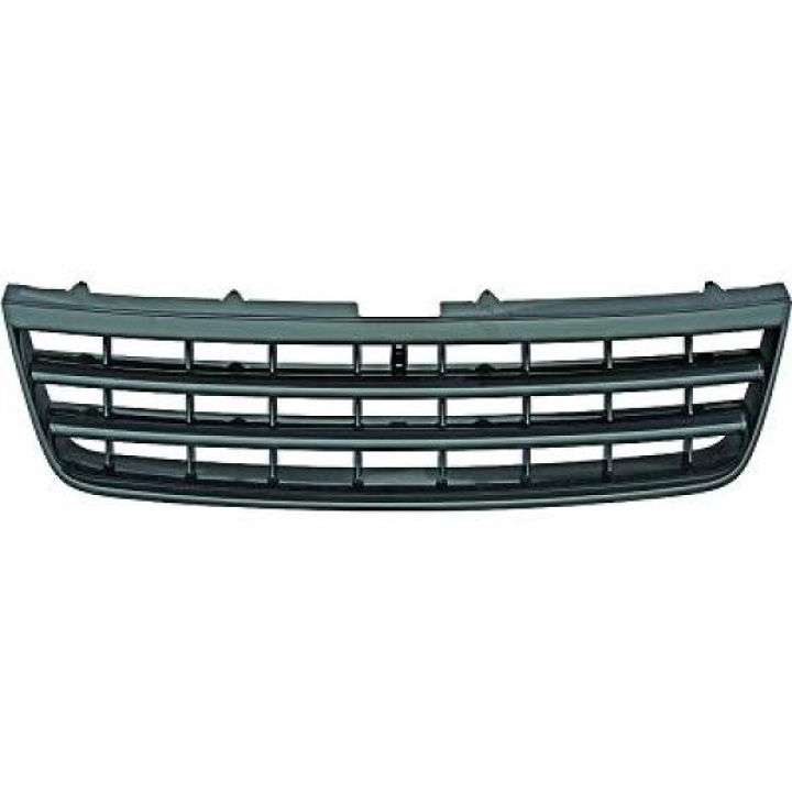 VW TOUAREG 02-06 Ribbad Svart Sportgrill Utan Emblem DIEDERICHS i gruppen Välj bilmodell / VW / Touareg / Styling hos DDESIGN Scandinavia AB (2285140)