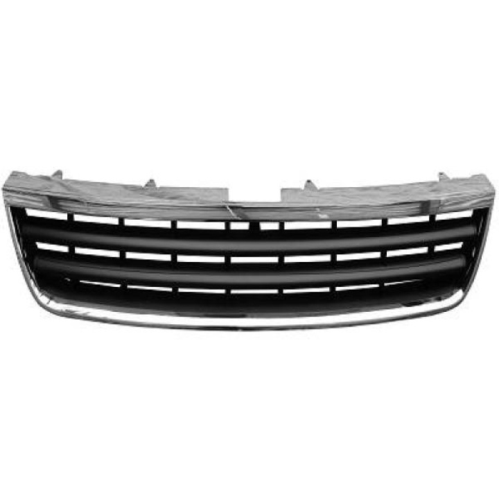 VW TOUAREG 02-06 Ribbad Svart/Krom Sportgrill Utan Emblem DIEDERICHS i gruppen Välj bilmodell / VW / Touareg / Styling hos DDESIGN Scandinavia AB (2285240)