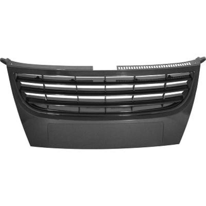 VW TOURAN 06-10 Ribbad Svart Sportgrill Utan Emblem DIEDERICHS i gruppen Välj bilmodell / VW / Touran / Styling hos DDESIGN Scandinavia AB (2295740)