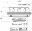 HKS Oljelock M32xP3.5