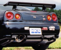 R34 GT-R 99-02 HKS Silent Hi-Power Type-S Catback Sportavgassystem
