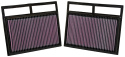 33-2412 Mercedes Benz Cl600 V12-5.5L F/I, 2002-2014 (2 Per Box) Sportluftfilter K&N Filters