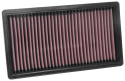 33-3122 Ersättningsfilter / Sportluftfilter K&N Filters