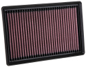 33-3138 Ersättningsfilter / Sportluftfilter K&N Filters