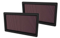 33-5134 Ersättningsfilter / Sportluftfilter K&N Filters