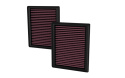 33-5135 Ersättningsfilter / Sportluftfilter K&N Filters