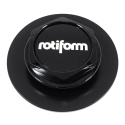 Rotiform Blanksvart Centrumkåpa 4\'\'OD 3-1/8\'\' Stängd