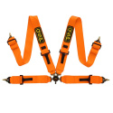 4-Punktsbälte 3/3 - NON FIA - Orange QSP Products