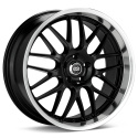 ENKEI LUSSO, 18x8, 40, 5x114.3, 72.6, Svart / Polerad Fälg