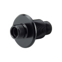 AC -6 Bulkhead Slangadapter & Låsmutter - Svart  T7 Design