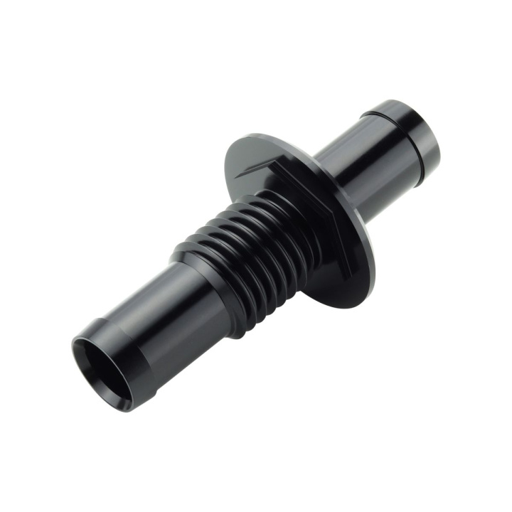 16 - 16 mm (5/8\'\') Bulkhead Slangadapter & Låsmutter - Svart T7 Design i gruppen Interiör / Värmepaket & Tillbehör / AC Komponenter hos DDESIGN Scandinavia AB (5B2-AFA-A42)