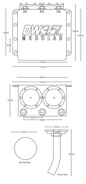 2.5L Modular Surge Tank Deatschwerks