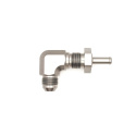8AN Hane Kona Till 5/16\'\' Hane Slanganslutning Skottgenomföring Adapter 90° (inkl Mutter) Deatschwerks