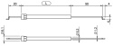 Bowden-Kabel för värmereglage (Stepped) 0.5m