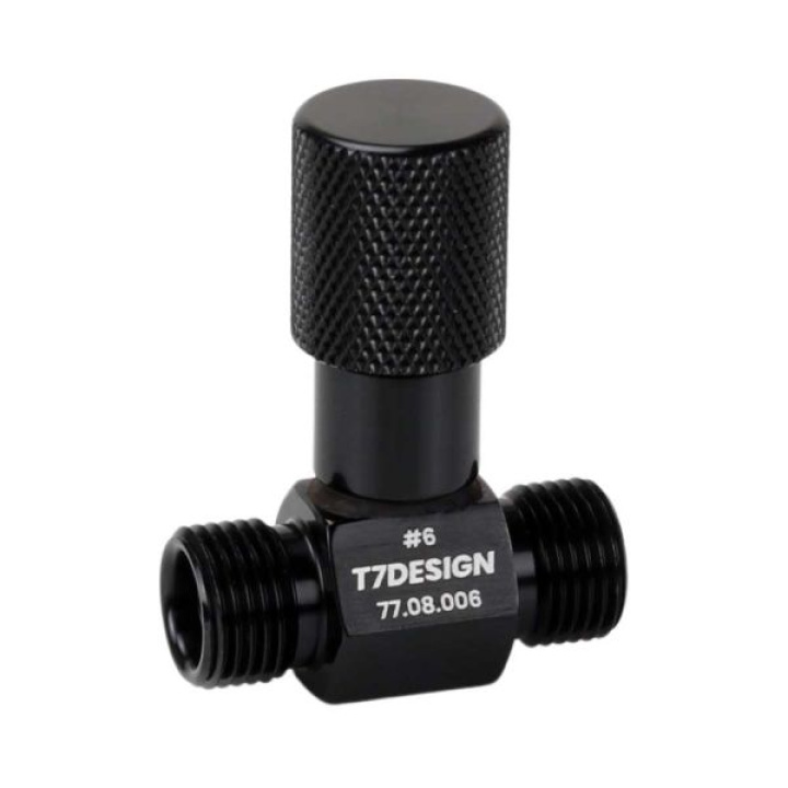 -6 Inline Påfyllningsport - 5/8-18 - Hane Insert O-ring - Högtryck T7 Design i gruppen Interiör / Värmepaket & Tillbehör / AC Komponenter hos DDESIGN Scandinavia AB (77-08-006)