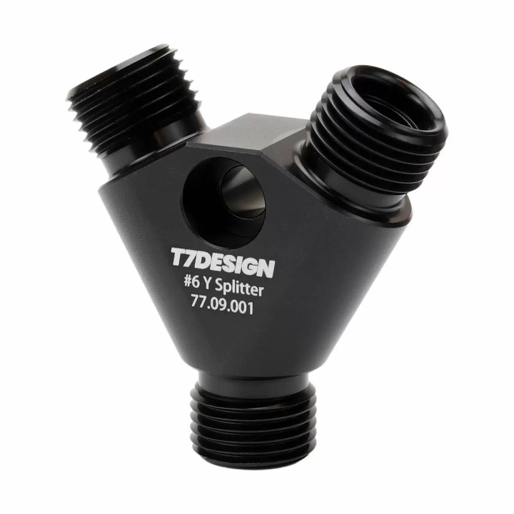 -6 30 Degree Y Splitter / Splicer (High Side) 5/8-18 (High Flow) MIO - Male Insert O-Ring i gruppen Interiör / Värmepaket & Tillbehör / AC Komponenter hos DDESIGN Scandinavia AB (77-09-001)