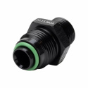 3/4-18 MOR (Hane O-ring) till 5/8-18 MIO (Hane Insert O-ring) M/M Adapter - T7 Design