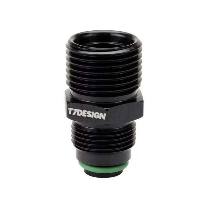 3/4-18 MOR (Hane O-ring) till 7/8-14 MIO (Hane Insert O-ring) M/M Adapter - T7 Design i gruppen Interiör / Värmepaket & Tillbehör / AC Komponenter hos DDESIGN Scandinavia AB (77-15-003B)