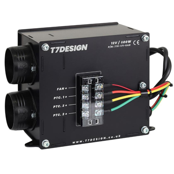 Värmepaket Elektriskt 600w 12v T7Design i gruppen Universala produkter / Interiör / Värmepaket & Tillbehör / Värmepaket hos DDESIGN Scandinavia AB (776-171-6AB)