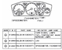 Lancer/Evo 7-9/Outlander Lampa Instrument (C) Mitsubishi OEM
