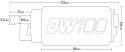 Corvette 84-85 5.7L DW100 165 L/H In-Tank Bränslepumpskit Deatschwerks