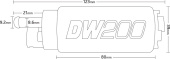 9-201s-1005 350Z 03-08 / G35 03-08 / Legacy GT 2010+ DW200 255 L/H In-Tank Bränslepumpskit Deatschwerks (3)