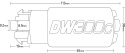 Lightning 99-04 & 02-03 Harley F150 (Dubbla pumpar) DW300C 340 L/H In-Tank Bränslepumpskit Deatschwerks