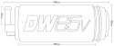 VW & Audi 1.8T & 3.2 AWD DW65v 265 L/H In-Tank Bränslepumpskit Deatschwerks