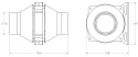 Utsugs-fläkt Inline 12v 190cfm 76mm Anslutning