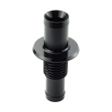 16 - 19 mm (5/8\'\' - 3/4\'\') Bulkhead Slangadapter & Låsmutter - Svart  T7 Design