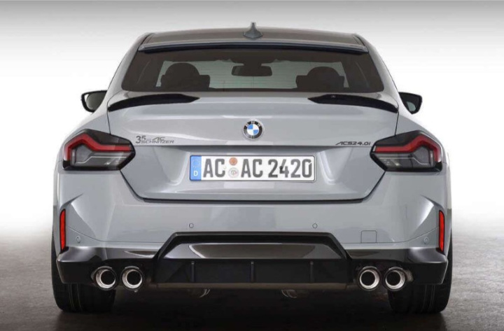 AC Schnitzer bakspoiler 2 delad Pu rim grundlackerad BMW M2 G87 i gruppen Välj bilmodell hos DDESIGN Scandinavia AB (AC-5162342110)