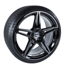 AC Schnitzer AC1 Fälg/Däckpaket 8.5x19 ET23 Svart BMW 5 G60 G61