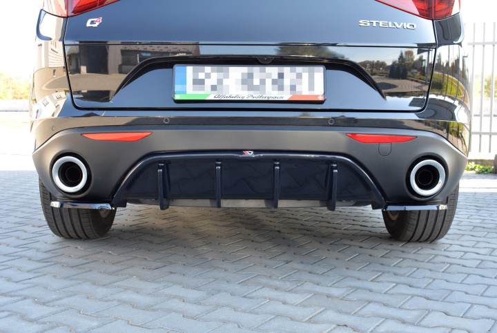 Alfa Romeo Stelvio 2016+ Diffuser V.1 Maxton Design i gruppen Välj bilmodell / Alfa Romeo / Stelvio hos DDESIGN Scandinavia AB (AL-ST-1-RS1G)