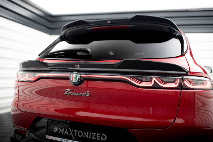Alfa Romeo Tonale Mk1 2022+ Nedre Vinge / Vingextension 3D Maxton Design i gruppen Välj bilmodell / Alfa Romeo / Tonale 2022+ hos DDESIGN Scandinavia AB (AL-TO-1-CAP2G)