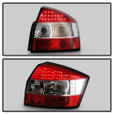 Audi A4 02-05 LED Bakljus - Röda Klara Spyder Auto