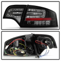 Audi A4 4Dr 06-08 LED Bakljus - Svarta Spyder Auto