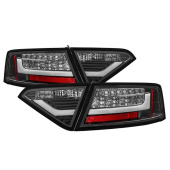 ALT-YD-AA508-LED-BK Audi A5 08-12 (Passar ej bilar med original LED-baklampor) LED Bakljus - Svarta Spyder Auto (1)